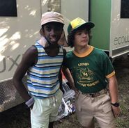 BTS Caleb and Gaten