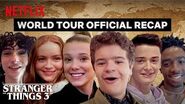 Stranger Things 3 Cast World Tour - Best Moments Netflix
