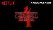 Stranger Things 4 Official Announcement