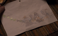 Will's depiction of a D&D campaign, with Will the Wise leading the way and shooting green Fireballs