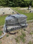 Wrapped Gravestone