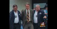 Kline arrested after the destruction of Starcourt Mall.