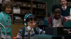 The boys try out the Heathkit Ham Shack.