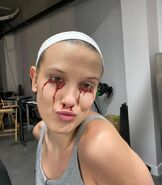 Millie in Blood Make Up