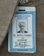 Brenner's keycard from 1979