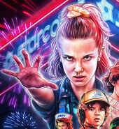 Eleven on the main Season Three poster.