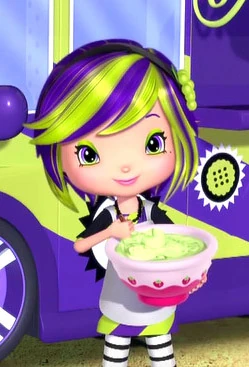 purple girl from strawberry shortcake