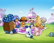 Ginger Snap on a picnic with her friends.