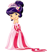 Cherry Jam dresses as a princess.
