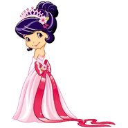 Cherry Jam dresses as a princess.