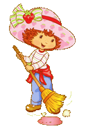 Strawberry sweeping broom