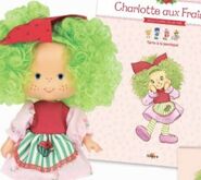 Little watermelon in this 1980s doll franchise with a cartoon version of her.