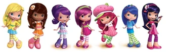 purple girl from strawberry shortcake