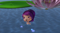 Plum swimming