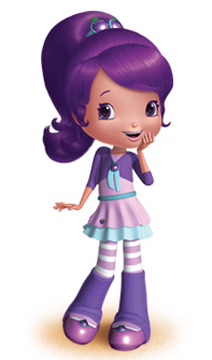 Plum pudding strawberry shortcake doll top