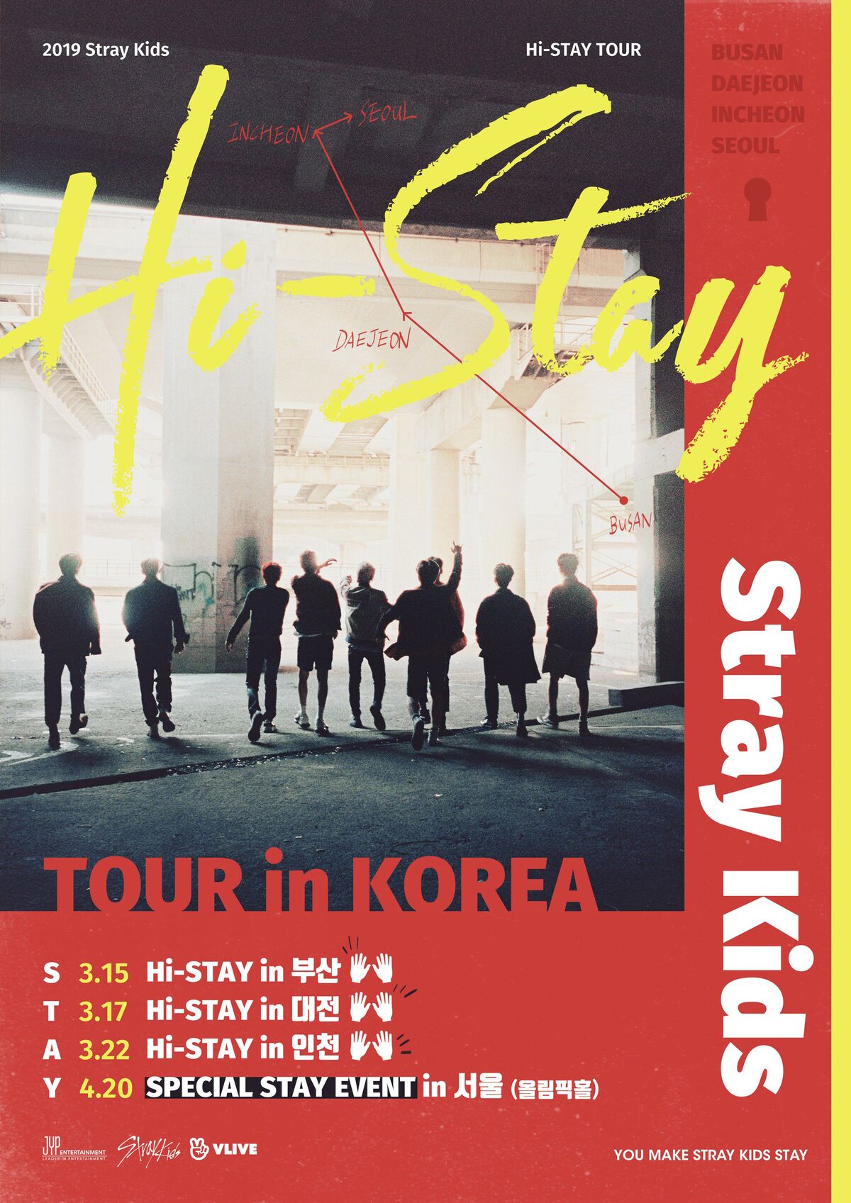 Hi-STAY TOUR in KOREA | Stray Kids Wiki | Fandom