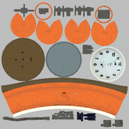 Alarm clock texture