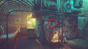 Bonobot Slums-Midtown Elevator graffiti