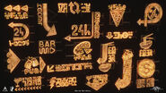 Maxim Dorokhov's neon signs design.
