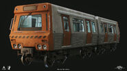 Train design by Maxim Dorokhov