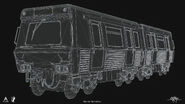 Train design by Maxim Dorokhov