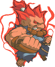 Akuma Street Fighter III Videogames Neo-Geo Pixel Art Sticker by  Mr-Retropixel