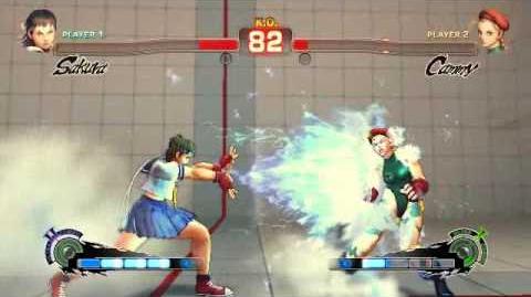 Super Street Fighter 4 - Sakura Ultra 2 Shinku Hadoken Horizontal