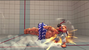 Sumo Headbutt against Ryu in Super Street Fighter IV.