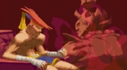 Street Fighter Alpha 2: Adon's Ending.