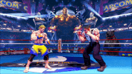 Luke's Light, Medium, Heavy, and EX Rising Rocket in Street Fighter V.