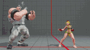 Metro Crash's guard break properties in action against Cammy.