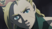 Cammy in shock during Decapre's epilogue in Ultra Street Fighter IV