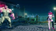 Abigail hitting the tire with Abi Scissors