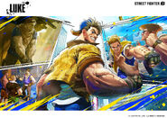 Guile in Luke's arcade story: illustration.