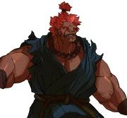 Akuma in Street Fighter Alpha Anthology.