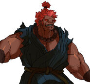 Akuma from the cover of Street Fighter Alpha Anthology