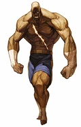 Sagat in SNK vs. Capcom: SVC Chaos.