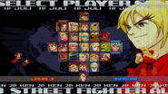 Juli appearing in Alpha 3's character select screen despite not being selectable by normal means via her status as a hidden character in the original arcade version of said game (her character icon can not be seen compared to the other normal characters).
