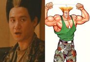 Broom Man as Guile in Future Cops