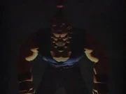 Akuma in his ending in SFEX.