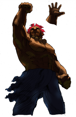 Akuma! from Street Fighter Alpha by taalart, 3D