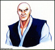 Retsu from the Original Street Fighter