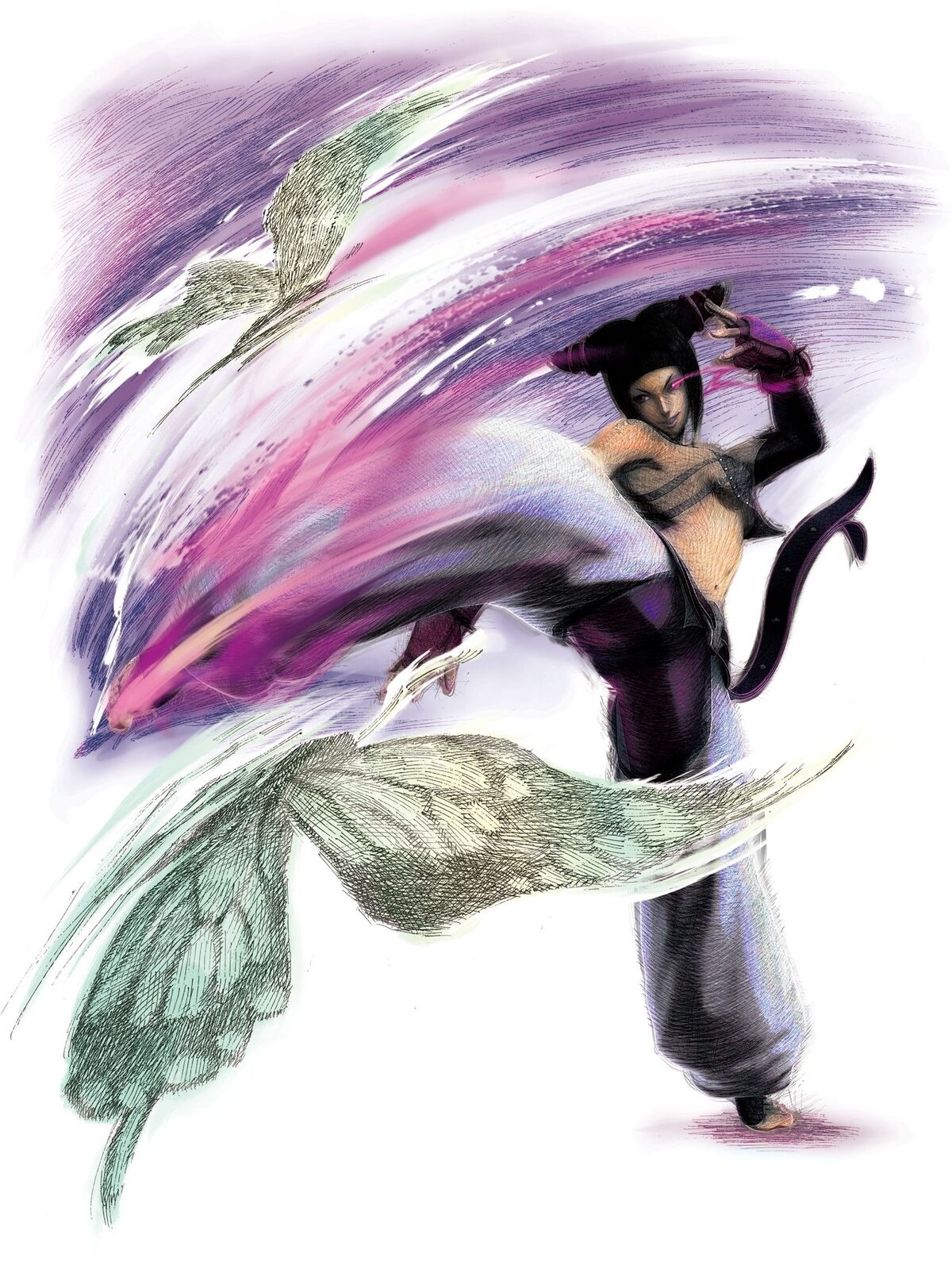 Street Fighter 4 alternative costume concept sketch #28