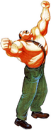 Haggar in Final Fight CD.