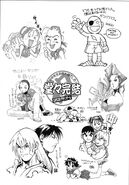 Street Fighter Alpha illustrations.