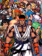 Street Fighter III: 3rd Strike: Unused art for the PS2 by Akiman.
