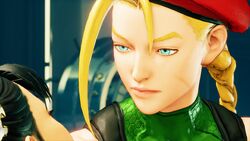 Cammy saves Chun-Li.