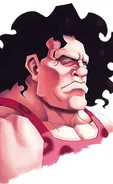 Hugo, ilustración para selección de personaje y pantalla versus.