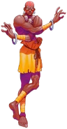 Dhalsim artwork for Super Street Fighter II.