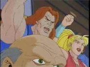 Carlos and Maki's cameo appearance in the Street Fighter cartoon